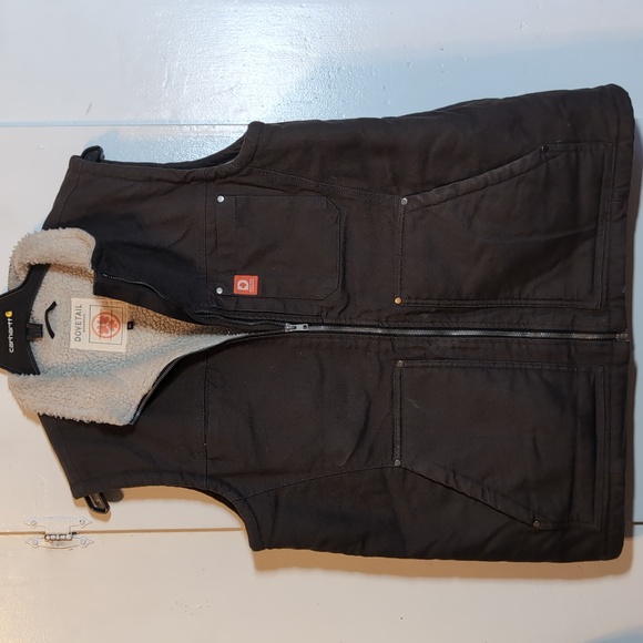 Carhartt Jackets & Blazers - Dovetail Workwear Old School Work Duck Sherpa Vest womens XL